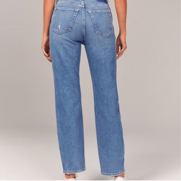 Abercrombie The Dad High Rise Carpenter Jeans Long - Picture 2 of 8